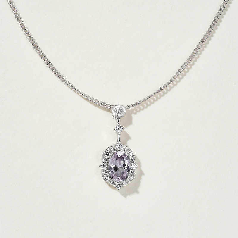 sissi emerald cluster necklace