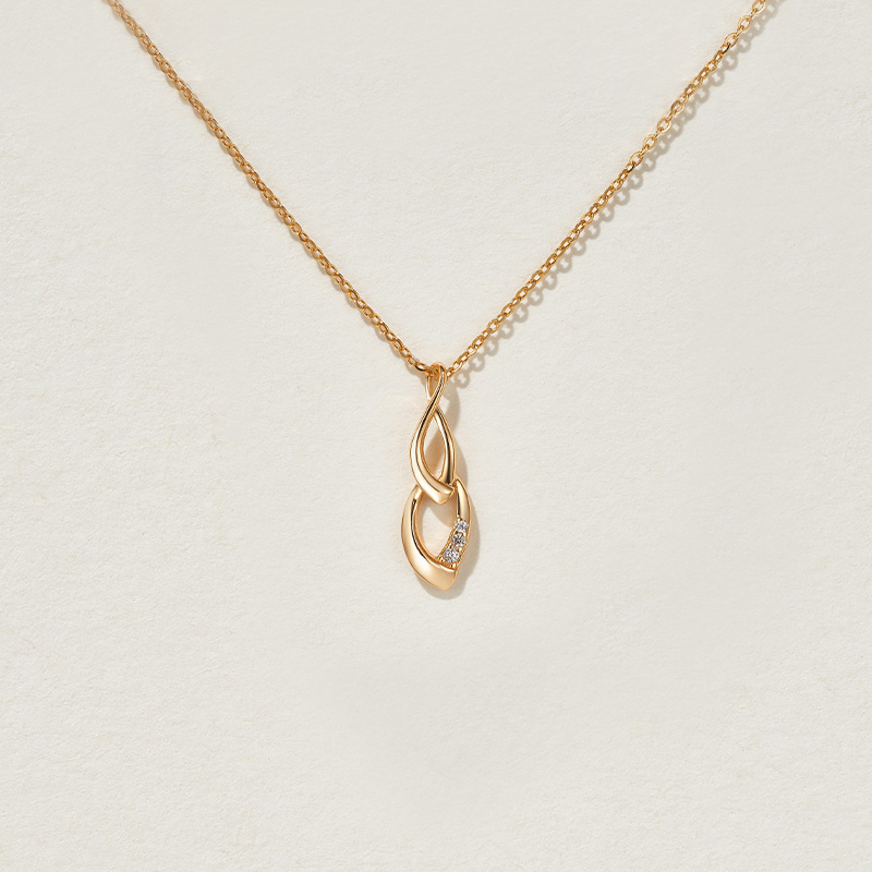 madrid gold necklace