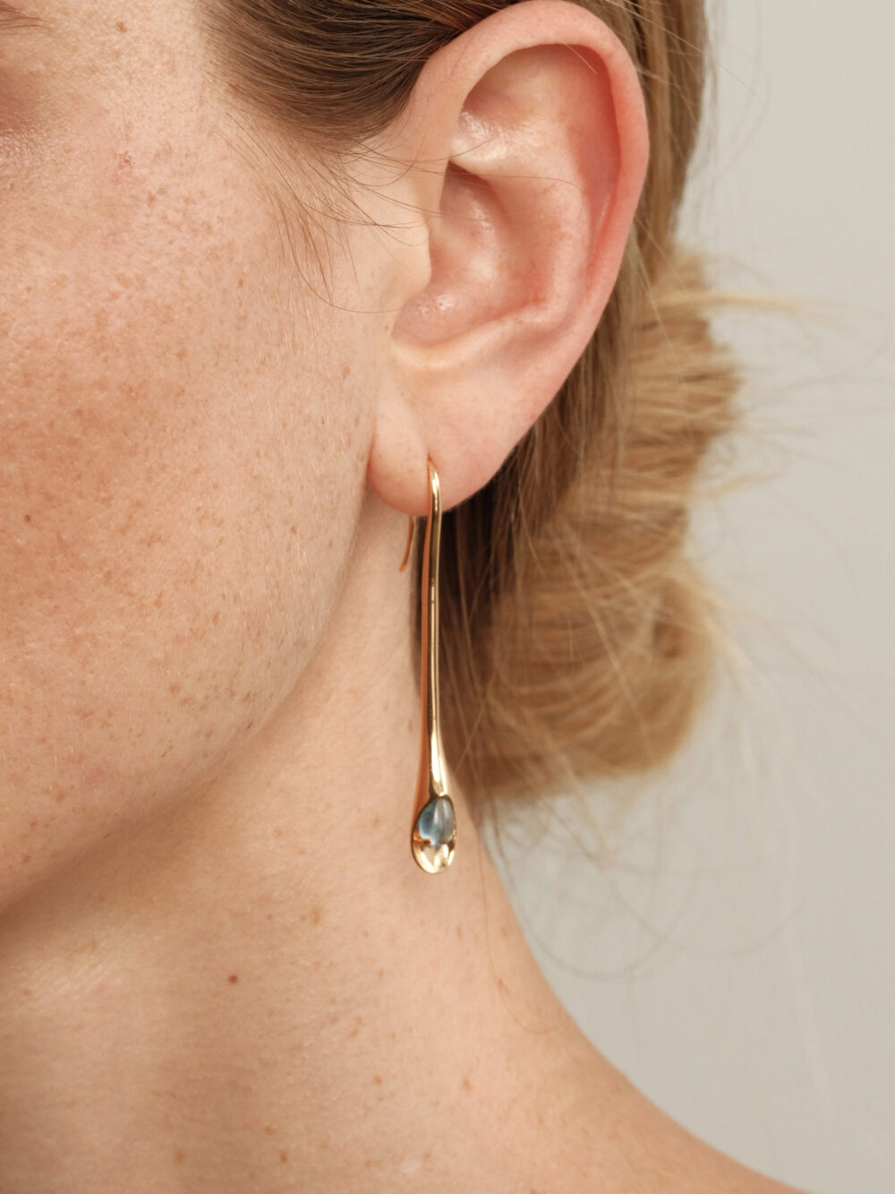 irene aquamarine drop earrings