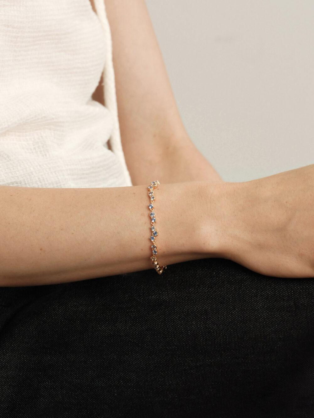 london blues tennis bracelet